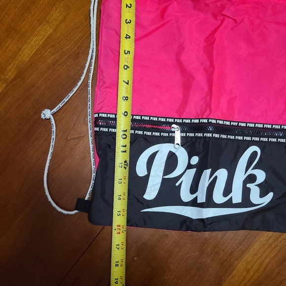 Pink drawstring backpack - Picture 4 of 6